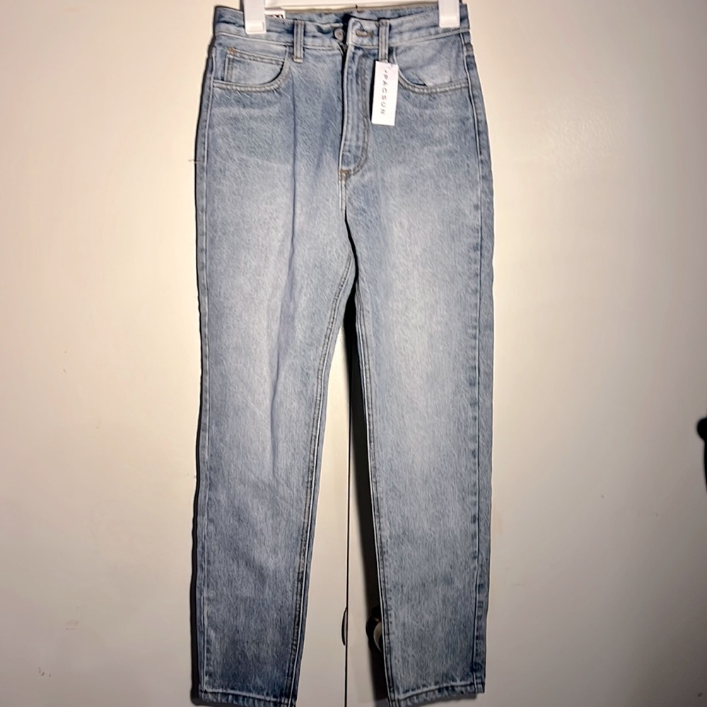 Pacsun Light Blue High Waisted Slim Fit Jeans Size Medium